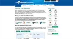 Desktop Screenshot of mailboxforwarding.com